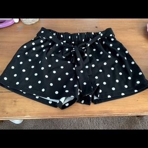 Polka dot shorts